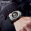 Armbanduhren Mode Sanda 2023 Luxus Herrenuhren Casuaal Wasserdichte Leuchtzeiger Quarzuhr Für Männliche Uhr Relogio Masculino 7015