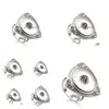 Cluster-Ringe Snap Button Schmuck Strass Kristall 18mm Snaps Buttons DIY Einstellbare Ring Drop Lieferung DHD9W