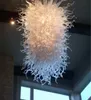 Nordic gestaltete ästhetische hängende transparente LED-Pendellampen, mundgeblasene Glas-Luxus-Kronleuchter für die Inneneinrichtung