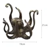 Octopus Becher Halter Tee Tasse Halter Große Dekorative Harz Octopus Table Topper Statue Desktop Dekoration Dropshipping L230711