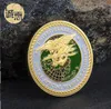 Arts and Crafts Gold plated Commemorative coin, military fan's metal badge, commemorative badge, baking technology