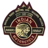 Indian 1901 Nakış Yamaları Don Patches Riders Group ABD Ceket Motosiklet Kulübü Biker için 4 inç Çin fabrikası274r