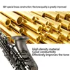 SAX Alto Eb Saxophon Instrument Mattschwarz Nickel Prozess Altsaxophon Y-AS-990