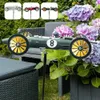 Kreative Ornament Outdoor Metall Garten Windrad Garten Dekoration Auto Racer Windmühle Wetterfahne L230620