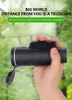 Telescópio Monocular HD 40x60 com Suporte para Telefone Tripé Alça de Mão Lente BAK4 Prisma FMC Portátil À Prova D' Água Antiembaçante - Ideal com Bússola