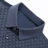 Herrpikétröjor Herr Casual Lapel T-shirt Sommar Tunn Slim Fit Figur Pikétröjor av bra kvalitet Andas Mjuka Business Polos Toppar 230711