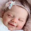 Куклы комплект Reborn Bebe Diy ручной работы 20 дюймов с ткани улыбкой для тела. Неокрашенные кукольные игрушки аксессуары 230710