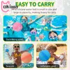Sand Play Water Fun 12PCS Reusable Balloons Balls Adults Kids Summer Swimming Pool Silicone Fighting Playing Toys Bomb Games p230711
