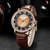 Нарученные часы Lige Top Quartz Bristwatch Business Fashion Leather Band Mens Watch Oltra Thin Clock Drop с подарочной коробкой