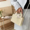 Evening Bags YoReAi Women Pearl Handmade Bag Beaded Clutch Wallet Magic Handbags Ladies Wedding Bridal Handbag Party Purse 230711