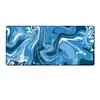 Mouse Pads Wrist Blue Waves Mouse Pad Custom Large New Mousepad Desk Office Carpet Natural Rubber Soft Mouse R230711