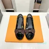 2023-Flat Loafer Flat Classics Mocassins femininos Sapatos baixos CanvasReal Mocassins de dois tons Sapatos casuais da moda