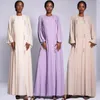 Roupas étnicas 2023 Quimono Manga Solta Cardigan Robe Vestido Estilo Dubai Conjuntos Abaya Muçulmano Turquia Roupas Árabes Roupas Ramadã Feminino