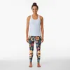 Calça Active Catrina Flowers Leggings Yoga Pant Women Harem Sports Woman Legins For