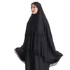 Sjaals Islamitische Dames Lange Khimar Kant Mode Muslimah Hoofdtooi Ramadan Eid Aanbidding Arabische Vrouwen Hijab Sjaals Jilbab Gebed Kleding x0711