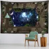 Tapissries Fantasy Starry Sky Mural Wall Hanging Tapestry Mystery Universe Home Decor Wall Bakgrund