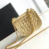 10A Top Quality designer bag Plant material chain shoulder bag 20.5cm Luxury Fashion Gold chain Crossbody Bag Free Shipping CN007