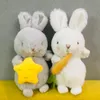 Poupées en peluche Kawaii Carotte Lapin Jouet Belle Peluche Lapin De Bande Dessinée Doux Lit Dormir Tenir Oreiller Anniversaire Cadeau De Noël Pour Enfants Filles 230711