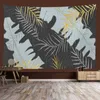 Tapeçarias Tapeçaria Parede Fundo Estético Sala de Estar Selva Tropical Árvore Sofá Quarto Decoração Floresta Pano Pendurado R230710