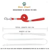 Dog Collars 1.5m Small Leash Reflective Puppy Lead Chihuahua Traction Rope Light Walking Training Pet Leashes Belt Nylon Accessories