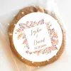 Other Event Party Supplies Pampas Grass Wedding Sticker Customize Labels Personalise Baptism Birthday Sealing Decor 230711