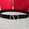 Designer Women Leather Belt For Woman Beltes Waistband 105-125cm Man Golden Silver Bronze Buckle Belts Lady Grain Waistbands Width 3.8cm