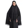 Sjalar Muslimsk Islamisk Ramadan Kvinna Lång Khimar Hijab Solid Mjuk Bön Hijab Elegant Modest Lätt Bön plagg Eid Arab Niqab x0711