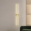 Wandlampen Modern Goud Kleur LED Korte Slaapkamer Studie Lichten Eenvoudige Nachtkastje Badkamer Lamp Creatief Licht Woonkamer Thuis