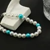 Charm Bracelets IngeSight.Z Classic Imitation Pearl Beads For Men 2023 Trendy Handmade Bracelet Party Jewelry Gift Summer Beach