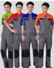 Anderen Kleding Heren werkkleding overall zomer ademende werkoveralls met lange mouwen duurzame fabrieksarbeider jumpsuits autoreparatie-uniformen x0711