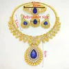 Pulseira Brincos Colar Reino Ma Atacado Acessórios De Noiva Moda Africana Nigéria Jóias De Casamento Marca Dubai Conjunto De Jóias De Cristal Dourado 230711