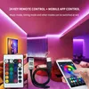 3 m USB RGB LED bande lumineuse 60 LED s 5 V SMD 2835 Smart APP contrôle Bluetooth Flexible ruban LED bande ordinateur TV rétro-éclairage D2.0