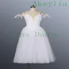 Stage Wear bianco La Sylphide Tutu di balletto romantico Abito da ballerina Abito da donna Fata bianca Tutu di balletto professionale lungo con ali179w