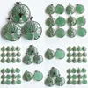 Charms Natural Stone Tree Of Life Green Aventurine Pendants Chakras Gem For Jewelry Accessories Necklace Marking Drop Delivery Findi Dhw8I