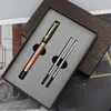 Klassisches Business-High-End-Geschenkset aus Metall, Signature-Stift, Büro, Schreibwaren, Mode, auf Wasserbasis