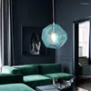 Pendant Lamps Nordic Colorful Crystal Glass Light Modern Creative Restaurant Living Room Bar Heads Decorative Hanging Lights