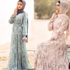 Muslimsk siden Abaya Afrikanska helklänningar Hijab kofta Kimono Långa kappor Jubah Mellanöstern Ramadan Arab Islamisk Vestido Muje218Q