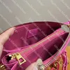 Borsa a tracolla con catena dorata Borsa a tracolla in vera pelle di design di lusso Borsa classica con lettere in rilievo Borse da donna di alta qualità