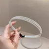 Haarspangen 2023 Mode Frauen Weiße Lünette Haarband Breite Krempe Stirnband Perle Spitze Zubehör Hairhoop Für Frau Headwrap Band