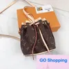 Top Europa en de Verenigde Staten high-end kleine bucket bag fashion fashion bedrukte schoudertassen