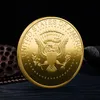 Arts and Crafts Virtual coin three-dimensional relief commemorative badge made of metal plated gold and silver plating