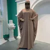 Abito da preghiera musulmano Abaya Abito Hijab donna Burka Niqab Abbigliamento islamico Dubai Turchia Formale Namaz Lungo Khimar Jurken Abayas170g