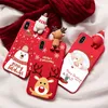 Merry Christmas Santa Claus Deer Doll Silicon Case For iPhone 12 Mini 11 Pro Max XR 8 plus phone Cases