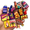 Shoe Parts Accessories 1PCS Mexico Style Fashion Food Icon Shoes Charms For Kids Croc DIY Gifts Potato Chips Bottle Wristband Buckle 230711