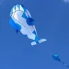 凧アクセサリー大型ソフト凧イルカナイロンラインアニメーション凧飛行インフレータブルリール屋外楽しいおもちゃパラフォイル 230711