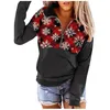 Dames Hoodies Sweatshirt Zak Lange mouw Rits Kraag Pullover Tops Lichtgewicht Vrouwen Hoodie Casual Winterjas