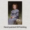 Classical Portrait Paintings William Adolphe Bouguereau Daisies Hand Painted Canvas Art Reproduction High Quality