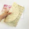 Evening Bags corn fur woven bag clutch women s large capacity clip hand woven mobile phone coin purse 230711