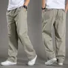 Pantaloni da uomo Cargo Summer Spring Cotton Work Wear in Large Size 5XL 6XL Elastic Casual Climbing Jogger Pantaloni autunnali