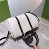 2023-design de luxe motif de lettre d'impression sac pour femme en cuir de haute qualité blanc noir sacs de voyage style unisexe haute capacité sac à main unisexe